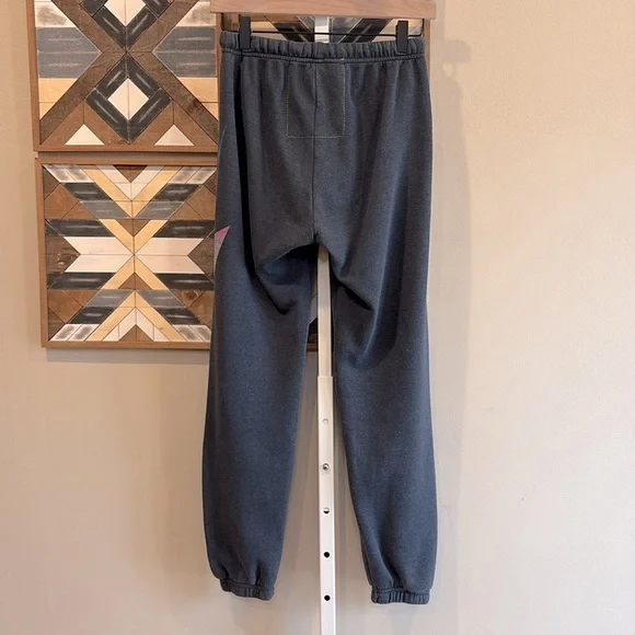 Aviator Nation Bolt Sweatpants Joggers Grey Small - Picture 6 of 8